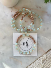 Load image into Gallery viewer, Petite Faceted Amazonite