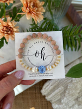 Load image into Gallery viewer, Blue Poppy & Pearls