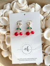 Load image into Gallery viewer, Cherry Drop Earrings
