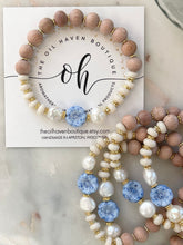 Load image into Gallery viewer, Blue Poppy & Pearls