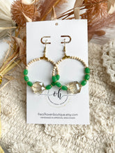 Load image into Gallery viewer, Bling Hoops & Vintage beads