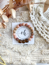 Load image into Gallery viewer, African Glass & Pink Matte Gems
