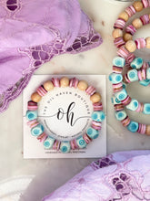 Load image into Gallery viewer, Aqua Cubes & Orchid Shells