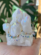 Load image into Gallery viewer, Colorful Vintage Daggers & 14k Solid Gold Accent Earrings