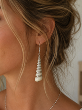 Load image into Gallery viewer, Turritella Shell Earrings