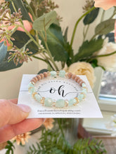 Load image into Gallery viewer, Petite Faceted Amazonite