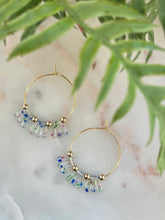 Load image into Gallery viewer, Colorful Vintage Daggers & 14k Solid Gold Accent Earrings