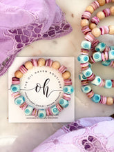 Load image into Gallery viewer, Aqua Cubes & Orchid Shells