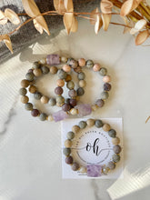 Load image into Gallery viewer, Chunky Amethyst & Matte Gems