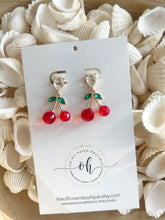 Load image into Gallery viewer, Cherry Drop Earrings