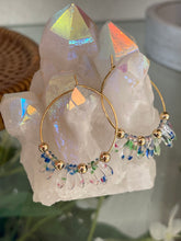 Load image into Gallery viewer, Colorful Vintage Daggers & 14k Solid Gold Accent Earrings