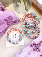 Load image into Gallery viewer, Aqua Cubes & Orchid Shells