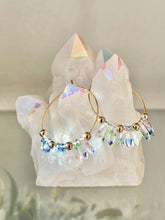 Load image into Gallery viewer, Colorful Vintage Daggers & 14k Solid Gold Accent Earrings