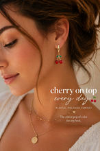 Load image into Gallery viewer, Cherry Drop Earrings