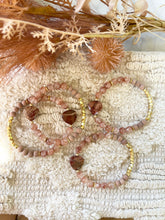 Load image into Gallery viewer, Red Jasper Heart & Quartz