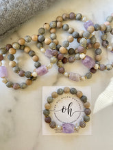 Load image into Gallery viewer, Chunky Amethyst & Matte Gems