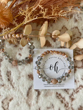 Load image into Gallery viewer, Smoky Gray Rose Gold Sparkler