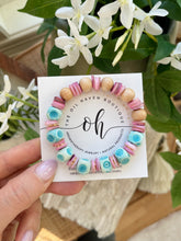 Load image into Gallery viewer, Aqua Cubes & Orchid Shells