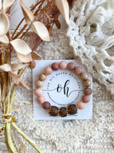 Load image into Gallery viewer, African Glass & Pink Matte Gems