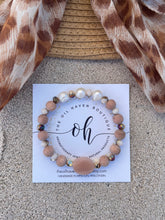 Load image into Gallery viewer, Matte Pink Moonstone & Pearls