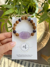 Load image into Gallery viewer, Statement Amethyst & Lotus Beads