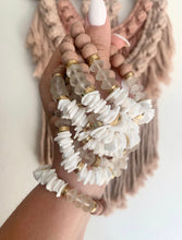 Load image into Gallery viewer, Puka Shell & Vintage Vaseline Beads