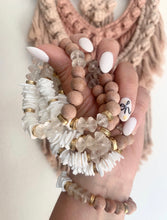 Load image into Gallery viewer, Puka Shell & Vintage Vaseline Beads