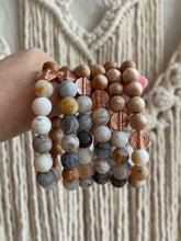 Load image into Gallery viewer, Matte Flower Gems & Copper Coins