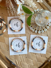 Load image into Gallery viewer, Navy & Peach