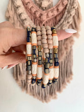 Load image into Gallery viewer, Navy & Peach