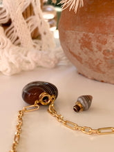 Load image into Gallery viewer, Botswana Gemstone Heart Essential Oil Necklace