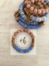 Load image into Gallery viewer, Blue Bone Beads & Coconut