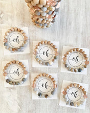 Load image into Gallery viewer, Matte Flower Gems & Copper Coins