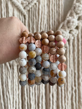 Load image into Gallery viewer, Matte Flower Gems & Copper Coins