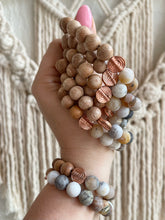 Load image into Gallery viewer, Matte Flower Gems & Copper Coins