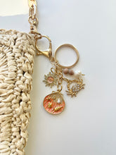 Load image into Gallery viewer, Peach Scallop Purse Charm

