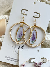 Load image into Gallery viewer, Lavender Love Hoops
