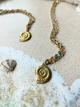 Load image into Gallery viewer, Golden Ammonite Necklace
