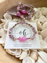 Load image into Gallery viewer, Vintage lilac bead &amp; shells
