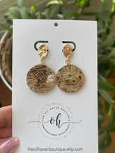 Load image into Gallery viewer, Golden Abalone Earrings
