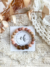 Load image into Gallery viewer, African Glass &amp; Pink Matte Gems
