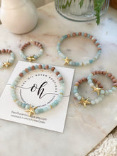 Load image into Gallery viewer, Amazonite &amp; Starfish Jewelry Set
