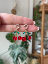 Load image into Gallery viewer, Cherry Drop Earrings
