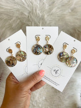 Load image into Gallery viewer, Golden Abalone Earrings
