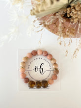 Load image into Gallery viewer, African Glass &amp; Pink Matte Gems
