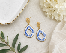 Load image into Gallery viewer, Santorini Petal Drop Earrings
