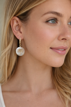 Load image into Gallery viewer, Pearl &amp; Palm Earrings
