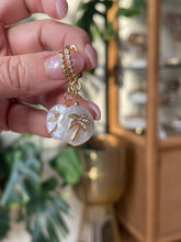 Load image into Gallery viewer, Pearl &amp; Palm Earrings
