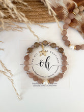 Load image into Gallery viewer, Mocha Gems &amp; Starfish Charm
