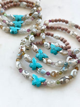 Load image into Gallery viewer, Tibetan Sky &amp; Turquoise Butterfly
